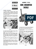 WheelHorse Side Mounted Sickle Mower Owners Manual 7-1311 - 375