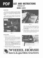 WheelHorse Hydraulic Lift Accessory 8-4113