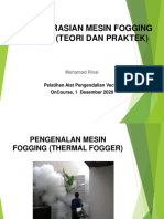 Pengoperasian Mesin Fogging Dan Ulv - Pelatihan Webinar 1 Deesemebr 2020