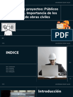 Gestión de Proyectos Públicos y Privados. Importancia de Los Proyectos de Obras Civiles