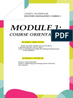 Course Orientation: Study Notebook