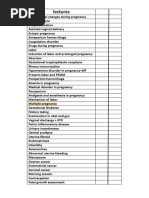 Obstetric & Gyni Table P