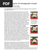 Ask The Flexperts: Pre-Forming Flex Circuits: Circuittree