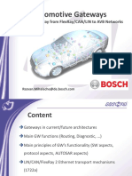 Automotive Gateways: Bridge & Gateway From Flexray/Can/Lin To Avb Networks