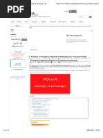 Principal Component Analysis in R: Prcomp Vs Princomp - Articles - STHDA