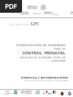 Er Intrevenciones en El Control Prenatal Primer Nivel