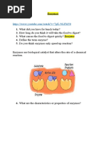 Enzymes Are Biological Catalyst That Alters The Rate of A Chemical Reaction