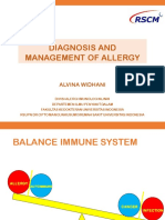 DIAGNOSIS AND MANAGEMENT OF ALLERGY-Dr - Dr.alvina Widhani, SpPD-KAI