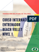 Curso Internacional Entrenador Beach Volley Nivel 1-1