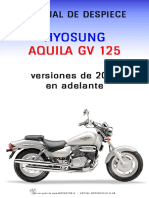 Despiece Hyosung Aquila GV 125