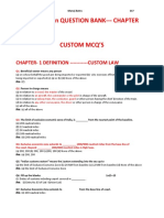 GST MCQ Are in Question Bank - Chapter WISE .. Custom MCQ'S