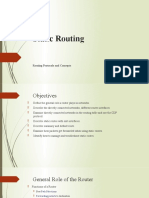 Static Routing: Routing Protocols and Concepts