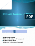 Ethical Issues in HRM