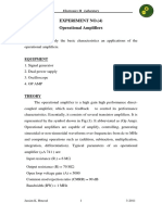 Experiment No. (4) Operational Amplifiers: Equipment