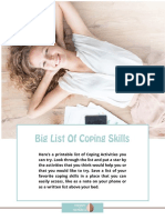 Big List of Coping Skills