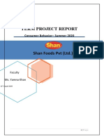 Shan Foods - Group 8 (Consumer Behaviour)