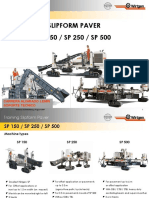 Slipform Paver SP 150 / SP 250 / SP 500