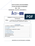 Geometria Analitica y Descriptiva - Paralelismo y Perpendicularidad