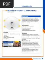 Mascarilla Air D802 - Ex 8200V (Unidad)