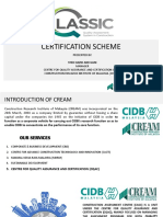 Certification Scheme: Presented by