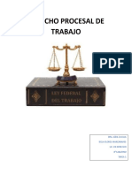 DERECHO PROCESAL DE TRABAJO Tarea 1 Dra Aida Zavala