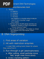 Recombinant DNA Technologies