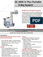 GE AMX 4 Plus Portable X-Ray System Brochure