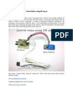 Control Relay Using IR Sensor