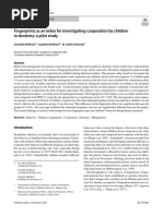 Fingerprints As An Index For Investigating Cooperation by Children in Dentistry: A Pilot Study