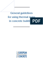 Guidelines Using Thermal Mass Concrete Buildings