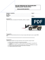 Evaluacion de Operador de Telehandler