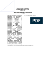 Court of Appeals Special Eighteenth (18) Division: Republic of The Philippines