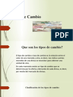 Tipos de Cambio