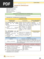 Sesión de Aprendizaje 03 - Experiencia de Aprendizaje