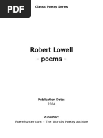 Robert Lowell - Poems - : Classic Poetry Series