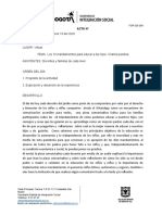 ACTA Pauta de Crianza Mandamientos