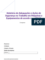 Cronograma de Adequação NR 12 Normatiza