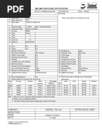 Welding Procedure Specification: Company Dodsal Pte Ltd. Approved by KBRT Signature Name Date