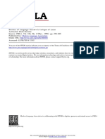 Borders of Language: Kristeva's Critique of Lacan Author(s) : Shuli Barzilai Source: PMLA, Vol. 106, No. 2 (Mar., 1991), Pp. 294-305 Published By: Stable URL: Accessed: 12/06/2014 12:52