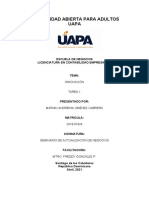 Tarea I, Seminario de Actualización para Negocios