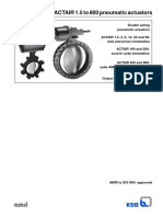 ACTAIR 1.5 To 800 Pneumatic Actuators