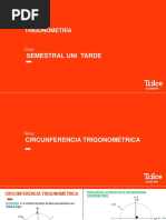 Semestral Uni Tarde: Trigonometría