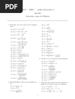 FORMULAS Derivadas