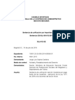 Sentencia Unificacion Ce Julio 2018 Sancion Moratoria Docentes