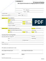 Wire Transfer Form