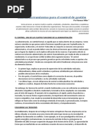 Nuevas Herramientas para El Control de Gestión Mar2014 Por Vanessa Villar