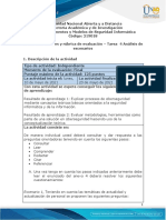 Guía de Actividades y Rúbrica de Evaluación - Tarea 4 - Análisis de Escenarios