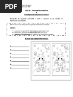 Guía N°1 Estrategias de Comprensión Lectora