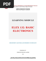 ELEX 132 Basic Electronics Week 1