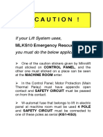 Caution !: If Your Lift System Uses